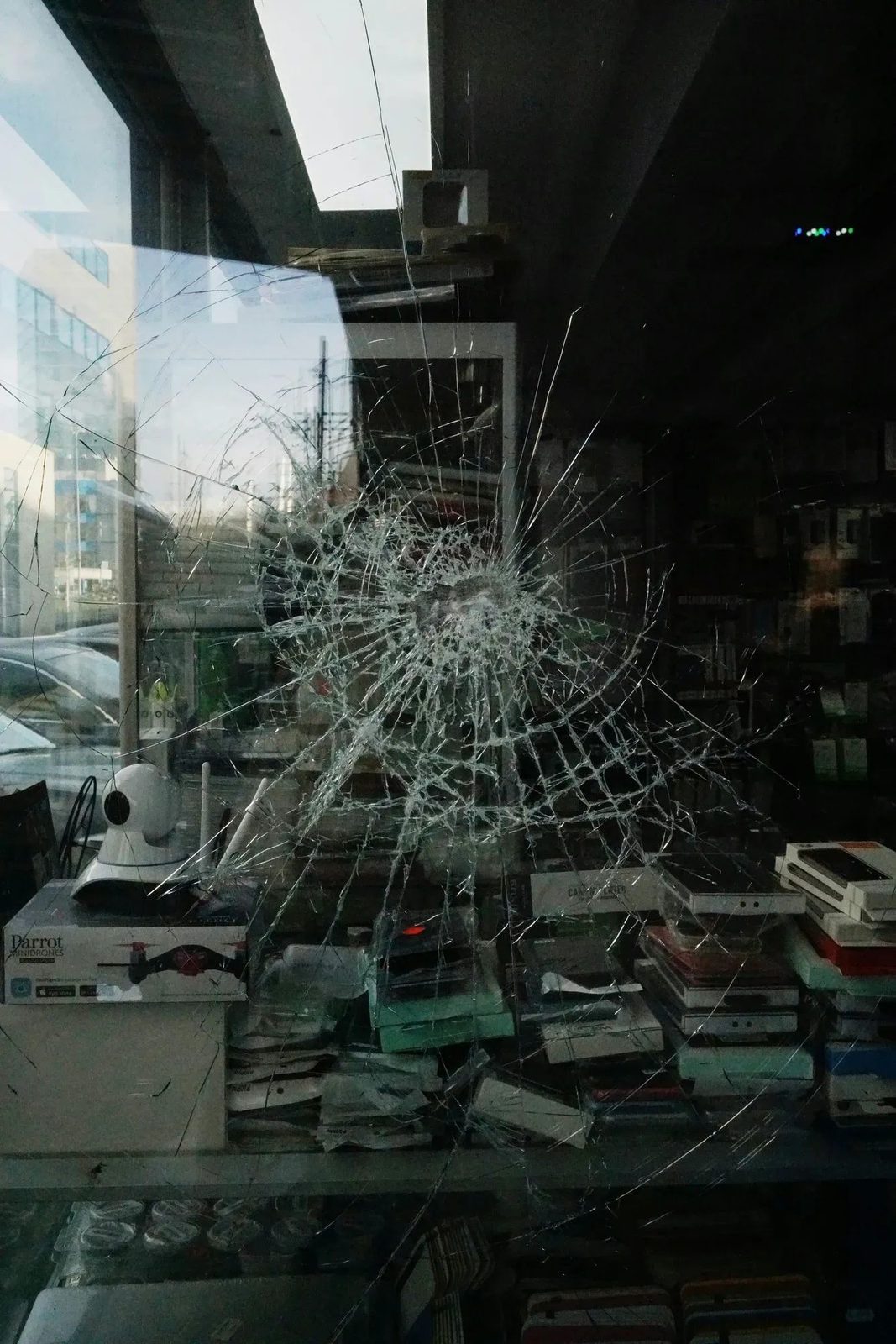 XPEL VISION safety and security window film on glass